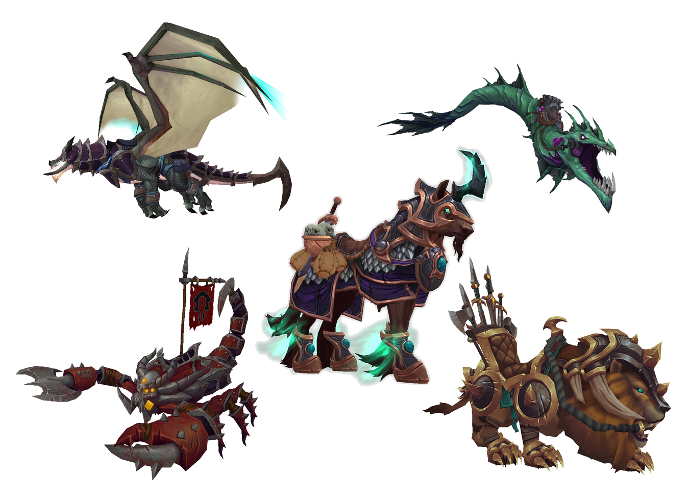 Mounts of Legion Patch 7.2.5