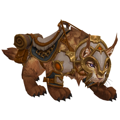 Gold Imperial Lynx | Warcraft Mounts