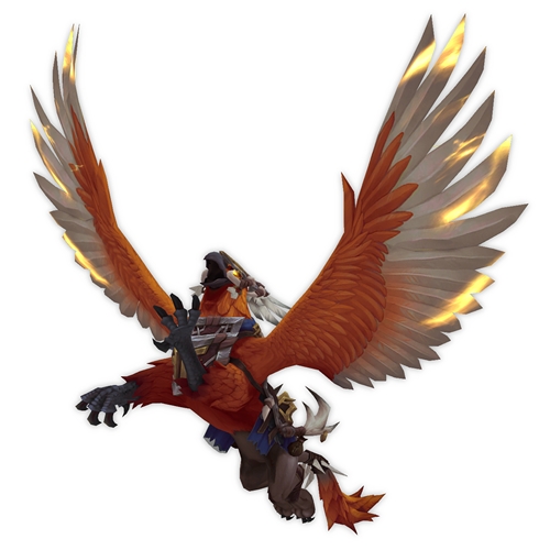 Cinder-Plumed Highland Gryphon