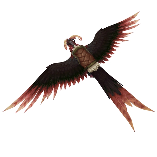 Black & Red Horned Wind Eagle