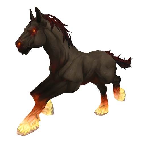 Unsaddled Demonic Horse