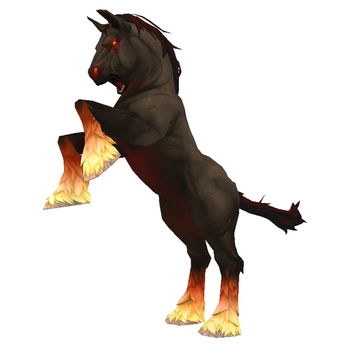 Unsaddled Demonic Horse