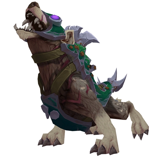 Green-Armoured Goblin Hyena