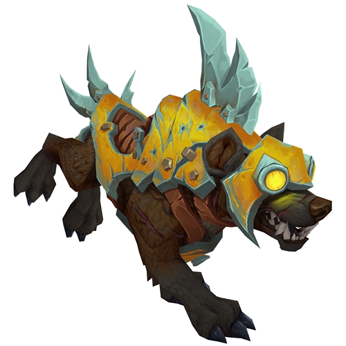 Yellow-Armoured Goblin Hyena