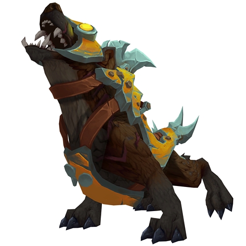 Yellow-Armoured Goblin Hyena