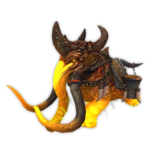 Yellow Magmammoth w/ Larger Horns