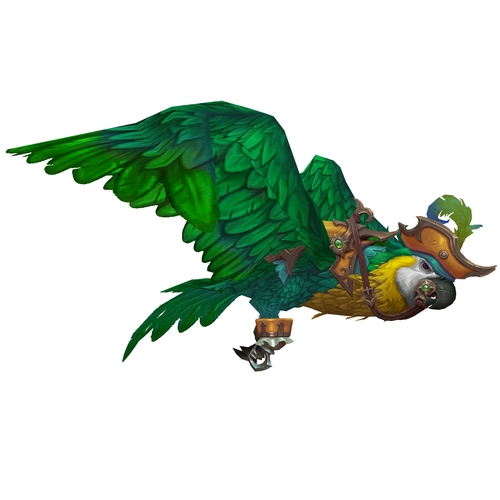 Green Pirate Parrot