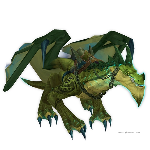Tattooed Green Stormdrake