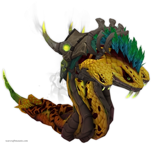 Golden Writhing Serpents