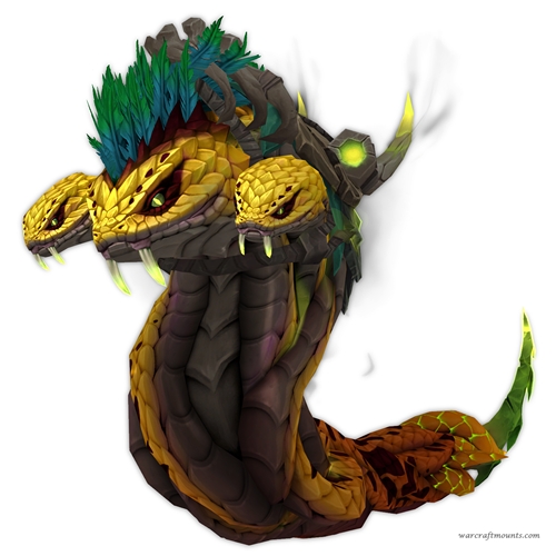 Golden Writhing Serpents