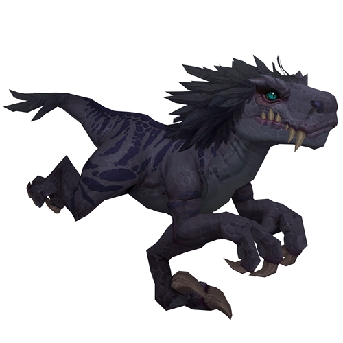 Unsaddled Black Ravasaur