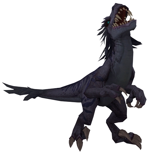 Unsaddled Black Ravasaur