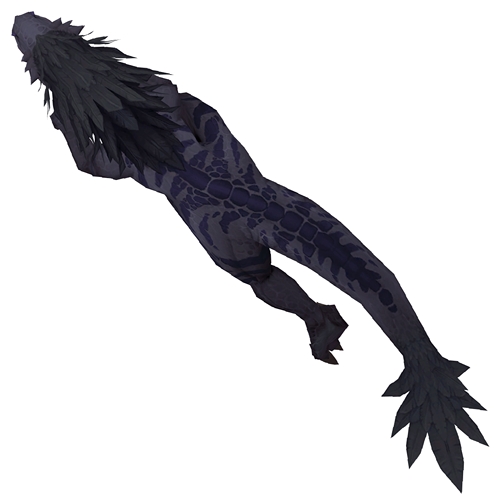 Unsaddled Black Ravasaur