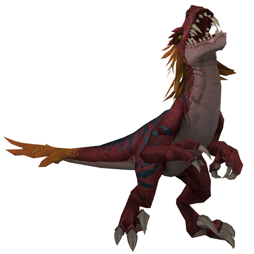 Unsaddled Red Ravasaur