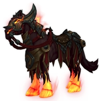 The Headless Horseman's Burning Charger