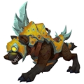 Yellow-Armoured Goblin Hyena