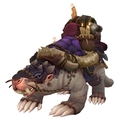 Outfitted Grey Mole Mount