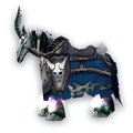 Blue Skeletal Warhorse