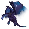 Tattooed Purple Stormdrake