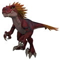 Unsaddled Red Ravasaur